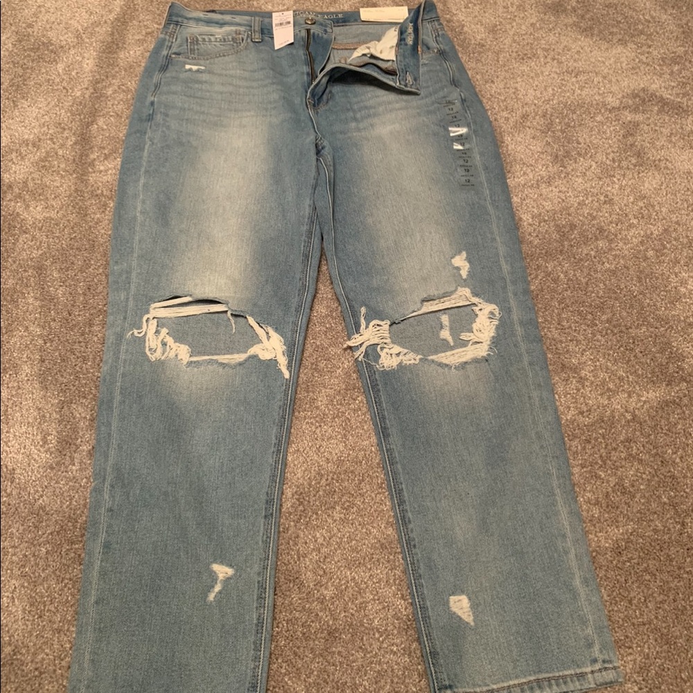 AE mom style jeans
